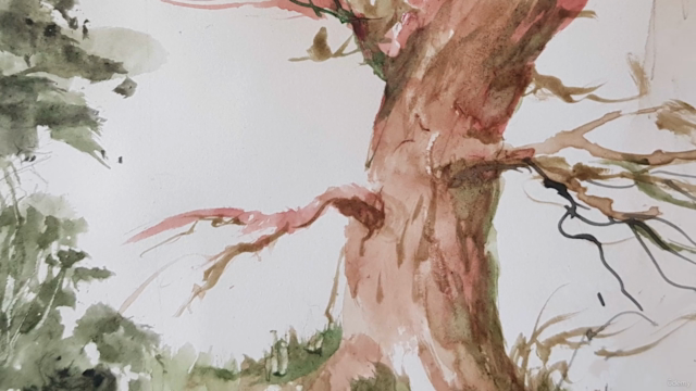 How to paint trees in watercolor like professionals! – Screenshot 1