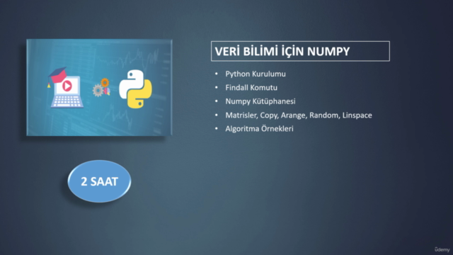 Python Programlama Dili: Veri Bilimi için NumPy – Screenshot 3
