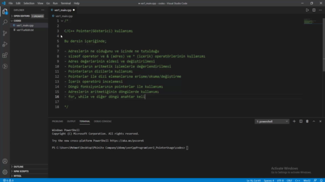 Pointer | İleri Seviye C/C++ Programlama | OOP – Screenshot 4