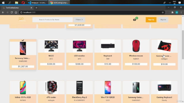 Create Your Own E-Commerce Store with React/Redux Admin/User – Screenshot 1