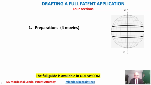 Drafting a full patent application – Screenshot 4