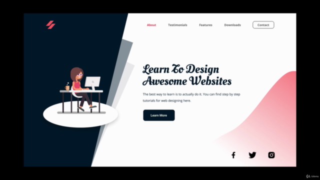 Design A Responsive Homepage Using Figma In One Hour – Screenshot 1