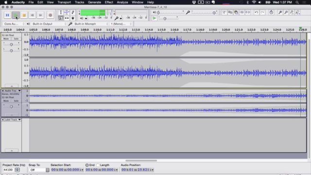 audacity music editor