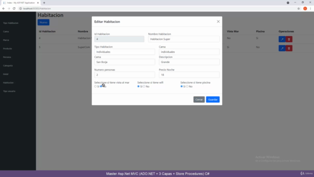 Master Asp.Net MVC (ADO.NET + 3 Capas + Store Procedures) C# – Screenshot 4