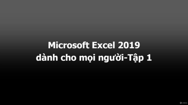 Microsoft Excel 2019 dành cho mọi người – Screenshot 1