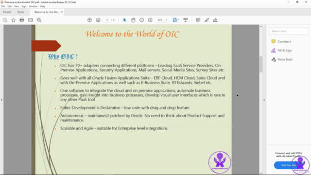 Oracle Fusion Technical - Oracle Integration Cloud OIC Gen2 – Screenshot 2