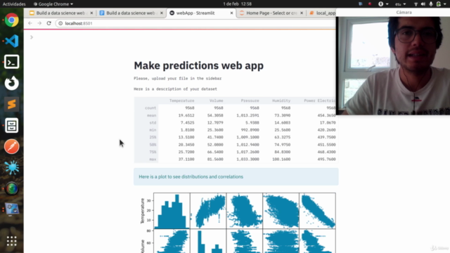Build a Data Science web app using Streamlit – Screenshot 3