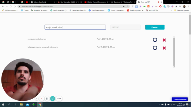 Kod Yazmadan Bubble ile Yapılacaklar Listesi Oluşturma – Screenshot 2