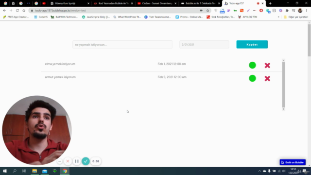 Kod Yazmadan Bubble ile Yapılacaklar Listesi Oluşturma – Screenshot 4