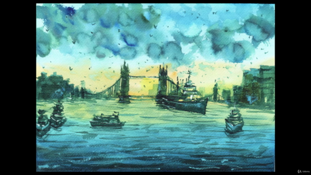 Watercolor Essentials: Loose and Atmospheric Landscapes – Screenshot 2