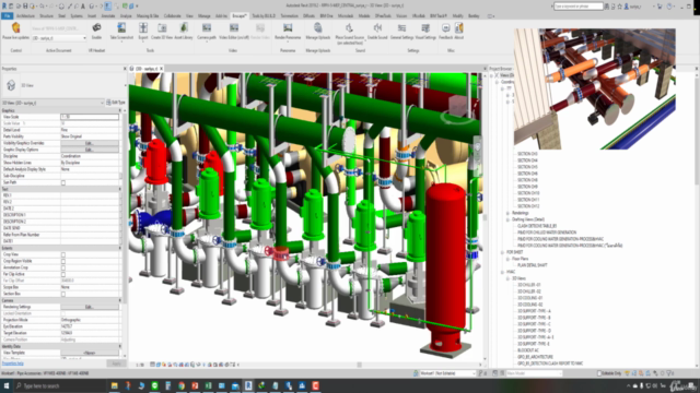 Chiller & Cooling Plant Mechanical on Autodesk Revit (Thai) – Screenshot 1