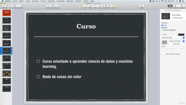 Curso de Python para Ciencia de Datos y Machine Learning – Screenshot 1