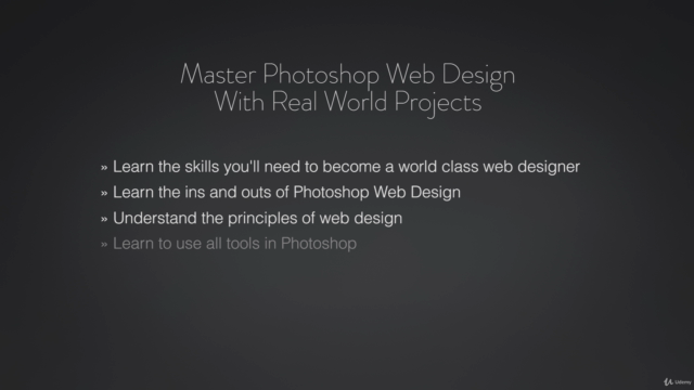 Master Photoshop Web Design With Real World Projects – Screenshot 1
