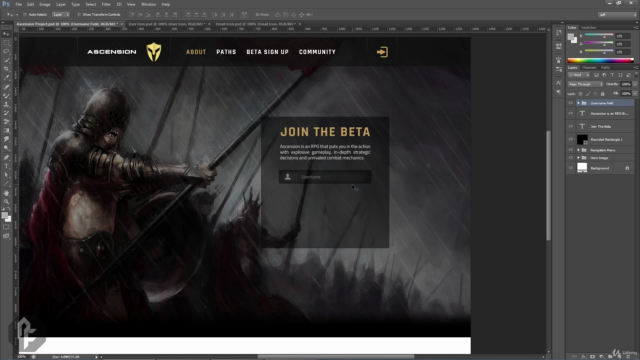 Master Photoshop Web Design With Real World Projects – Screenshot 4