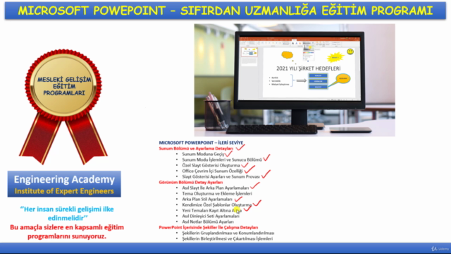Microsoft PowerPoint | Sıfırdan Uzmanlığa Eğitim Programı – Screenshot 4