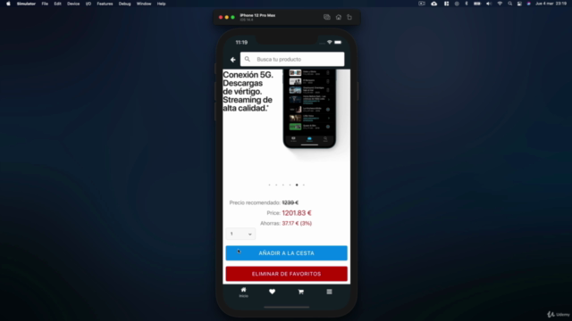 React Native: Crea tu E-Commerce móvil para iOS y Android – Screenshot 1