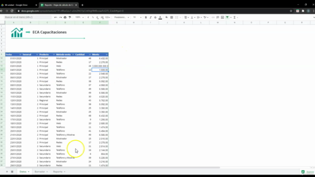 Google Sheets - Desde básico hasta avanzado – Screenshot 2
