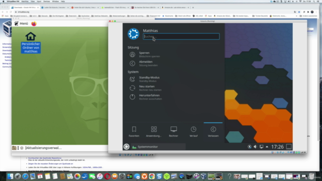 Linux auf der Virtualbox installieren zum Testen – Screenshot 4