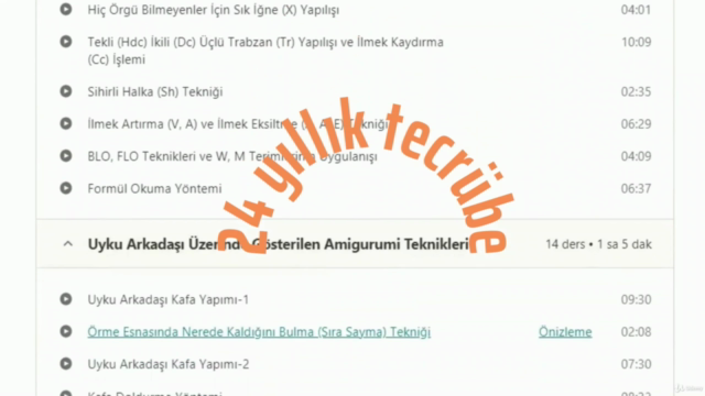 Tekniklerle Amigurumi Kursu-1 – Screenshot 4