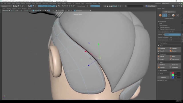 Creando personajes infantiles para animación en Maya – Screenshot 2