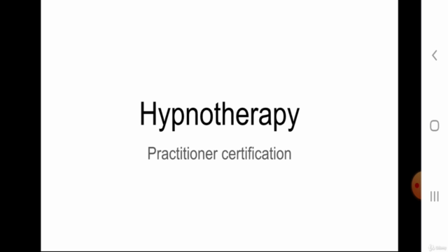 Hypnotherapy practitioner – Screenshot 1