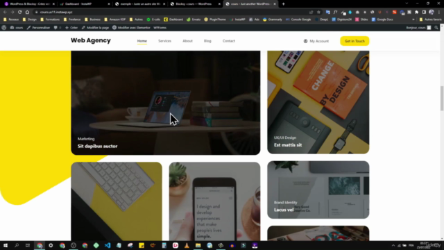 WordPress & Blocksy : Créez votre site d'agence facilement. – Screenshot 1