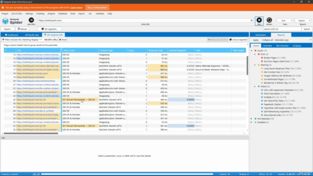Kurs SEO samodzielny audyt – Screenshot 1