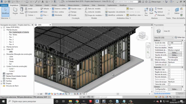 Curso steel frame estrutural metalica – Screenshot 2