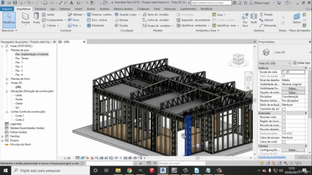 Curso steel frame estrutural metalica – Screenshot 3