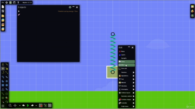 Sıfırdan Uzmanlığa Algodoo Fizik Simülasyon Programı Kursu – Screenshot 2