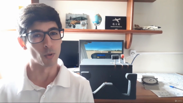 Manche e Pedais com Arduino para Simuladores de Voo – Screenshot 1