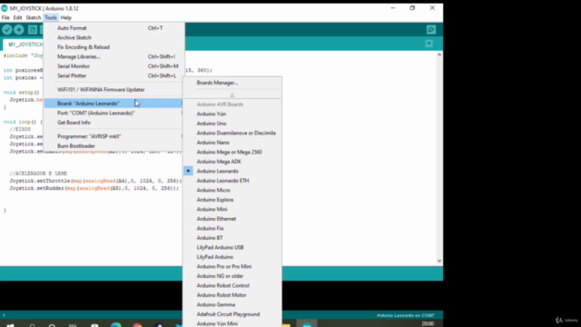 Manche e Pedais com Arduino para Simuladores de Voo – Screenshot 2