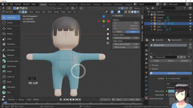Blender 2.9 Basic 3D modeling, animation for beginners. – Screenshot 3