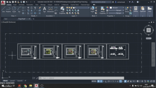 AutoCAD Doğru şekilde öğrenin! Sıfırdan mimari eğitim serisi – Screenshot 1