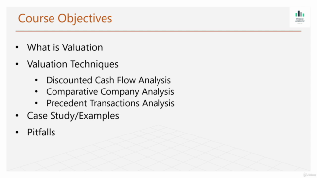 Valuation using DCF and Relative Valuation Techniques – Screenshot 1