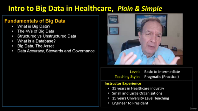 Intro to Big Data & Decisions in Healthcare , Plain & Simple – Screenshot 2