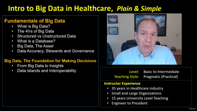 Intro to Big Data & Decisions in Healthcare , Plain & Simple – Screenshot 3