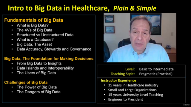 Intro to Big Data & Decisions in Healthcare , Plain & Simple – Screenshot 4