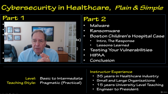 Intro to Cybersecurity in Healthcare (1 of 2),Plain & Simple – Screenshot 2