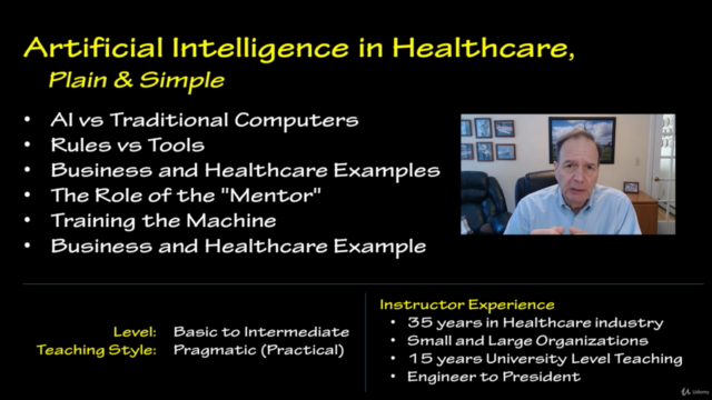 Intro to Artificial Intelligence in Healthcare, Plain&Simple – Screenshot 1