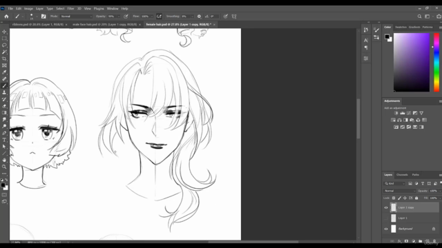 Anime Academy: How to Draw Heads, Faces, and Expressions! – Screenshot 2
