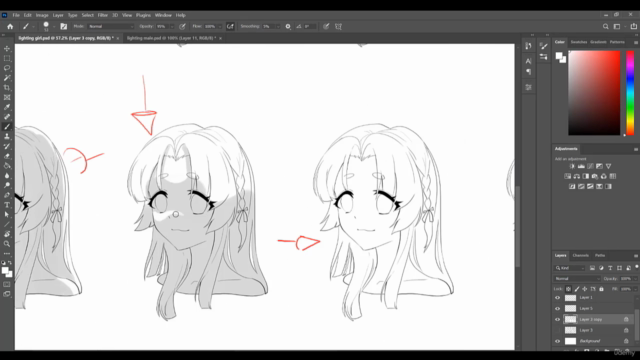 Anime Academy: How to Draw Heads, Faces, and Expressions! – Screenshot 3