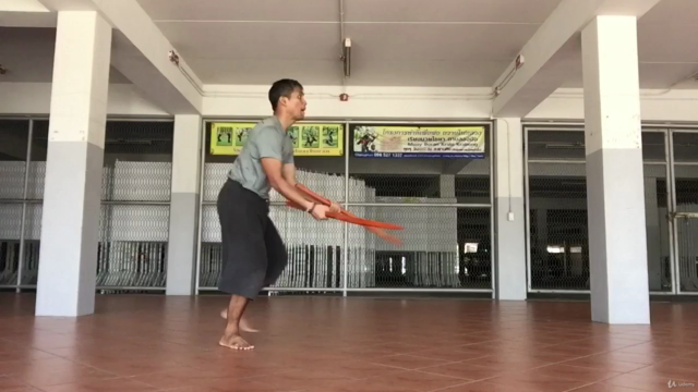 Level 3 Double sword in Krabikrabong Thai martial art – Screenshot 4