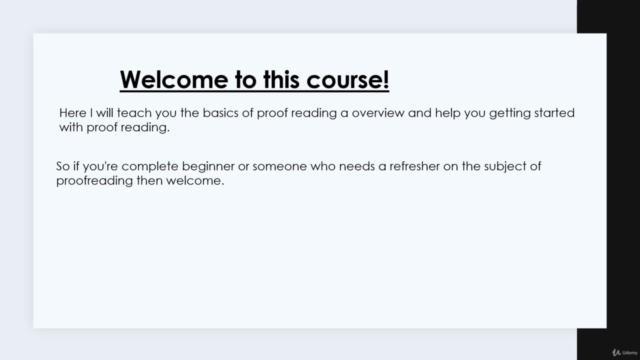 Proofreading overview, beginners guide – Screenshot 1