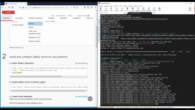 Supervision réseau avec ZABBIX [2024] – Screenshot 1