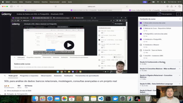 Análise de Dados com SQL no PostgreSQL - Atualizado 2025 – Screenshot 2