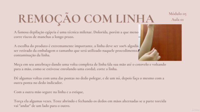 Curso Designer de Sobrancelhas Profissional – Screenshot 4