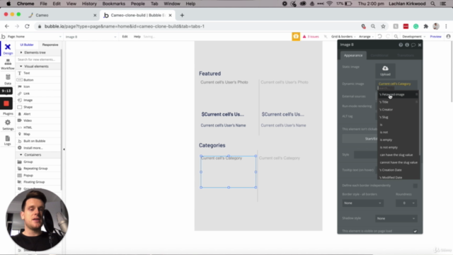 Building A Cameo Clone With No-Code Using Bubble – Screenshot 3