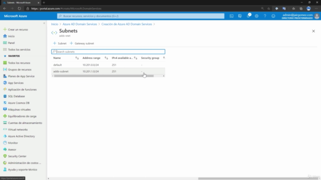 Curso de Azure AD Domain Services en Microsoft Azure – Screenshot 2