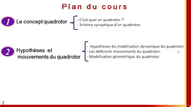 La Modélisation dynamique du quadrotor – Screenshot 3